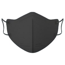 아에르 어드밴스드 라이트 핏 보건용 마스크 M KF80, 1개입, 50개, 블랙