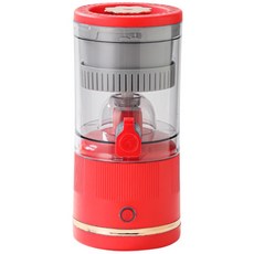 Mochae 무선 휴대용 원액기 가정용 레몬 착즙기 자동 주스기 슬로우주서기 부엌 소형 과일 분리 과즙기, 붉은색