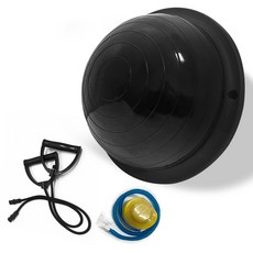 홈트러브 보수볼 밸런스 반짐볼 하프 돔볼 코어운동 균형잡기 홈짐, 보수볼 블랙