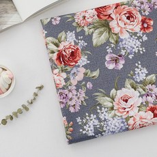 면 옥스포드 원단 20수 천 로맨틱플라워, 1개