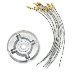 예초기와이어 리필 알루미늄원판 10P 카타마야 와이어 전동예초기전용, 1세트