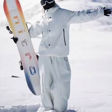 남녀공용 스노우보드복 세트 방풍 방수 보온 스키복
