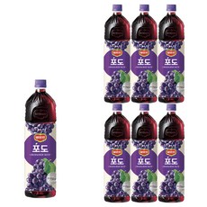 델몬트 포도100 주스, 1.5L, 6개
