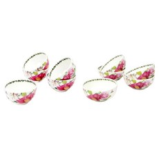 로얄에식스 대장미 본차이나 공기대접 10P세트, 공기 5P + 대접 5P, 1개, 혼합색상