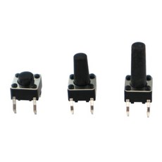 아두이노 6x6 택트 스위치 / 버튼 / tact / 6x6x5mm, 1개