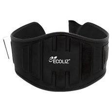 에코리즈 와이드 역도벨트, 블랙, 227g