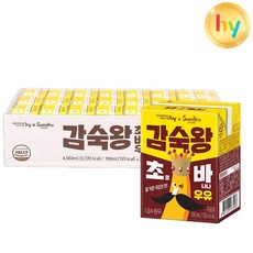 hy 감숙왕 초코 바나나우유, 24개, 190ml
