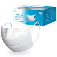 [애니가드] 프리비라 이트 비말차단마스크 KF-AD 대형, 60개입, 2개, 화이트