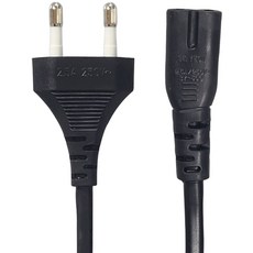 국산 8자 코드 220V 전원 케이블, 1개, 1.4m