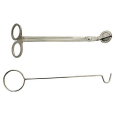 [캔들메이드]윅트리머가위+딥퍼세트, 1세트, 실버