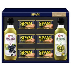 스팸 고급유4호 선물세트 + 쇼핑백, 1세트