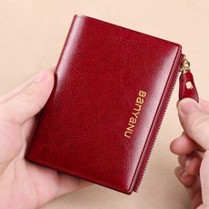 여성 심플 슬림 소가죽 반지갑 BYN-8106