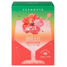SSANGGYE 朱槿花蘋果冰茶茶包, 1.2g, 10入, 2個