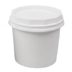 생활을그리다 종이용기 350ml + 뚜껑 세트, 100개, 1세트