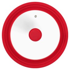 리빙글로리 실리콘 멀티 후라이팬 커버 26 28 30cm 냄비뚜껑 호환 유리 기름방지, 1개