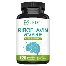 고함량 비타민 B2 에너지 대사 촉진 피로 회복 피부 건강 개선 신경계 지원 항산화 효과 식물성 캡슐 순수 성분 체내 흡수율 극대화, 1개, 60정