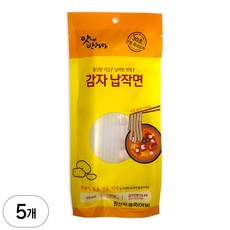 30초 간편조리 납작당면 100g 1인분 자른 넓적 중국 감자 납작면 당면, 5개