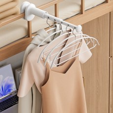 유누엔 휴대용 빨래 건조대 여행용 간이빨래건조대, 화이트, 1개
