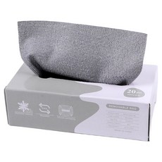 미라클맥스 뽑아쓰는 다용도 극세사 행주 물먹는 빨아쓰는 캠핑용 차박용 행주 20매입, 1세트