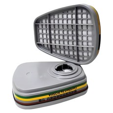 3M 방독마스크 방독정화통 6001K 6003K 6006K, 1세트, 복합가스용