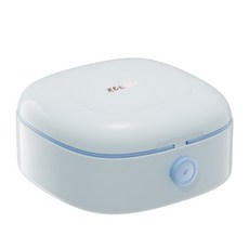 자석식 바느질함 세트 가정용 휴대용 바느질 도구함 실 바늘 가위 자 포함, 1개, 파란색