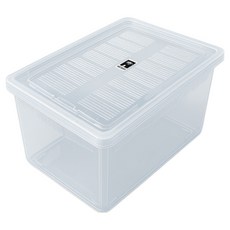 NRC적재형케이지 대사이즈 크레 파충류 사육통, 1개, 반투명 흰색