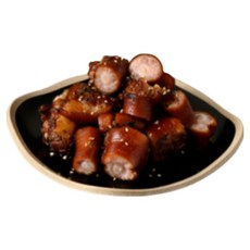 경화시장 방구족발 쫀득쫀득한 불향 캠핑 꼬리족발 국내산 400g, 3개