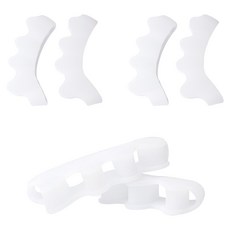 FOOTINSOLE.COM 5格矽膠腳趾分隔環, 3組