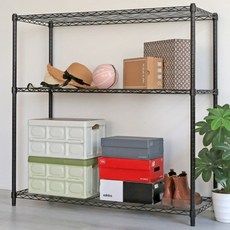 品樂生活 45X120CM三層置物架, 1個, 電鍍銀 高度150公分