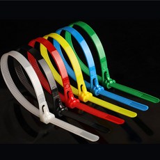 Cocoroi可重複使用束線帶 100入組, 1套, 混色