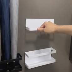 누바르 초강력 현관착 철제 자석 우산꽂이 마그네틱, 퓨어화이트(White)