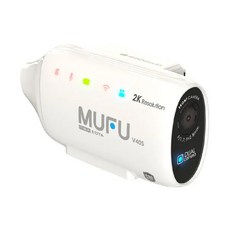 MUFU 雙鏡頭機車行車記錄器 V40S極光機(側邊款) 雙鏡頭2K高畫質, 星河白, V40S 極光機