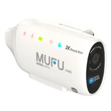 MUFU 雙鏡頭機車行車記錄器 V40S 極光機 2K高畫質, 星河白, V40S極光機