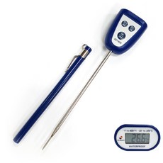 서미트 디지털 탐침온도계 방수 포켓용 DT400, 1개