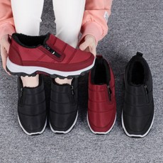 행텐 여성 발편한 패딩 퍼 털 미끄럼방지 슬립온 HT-625