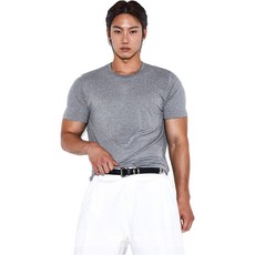 알브이디 핀 스트라이프 크롭 머슬핏 반팔티(2color)