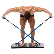 홈트레이닝 운동기구 펌핑업 홈트 밴드형, 1세트, 블루블랙