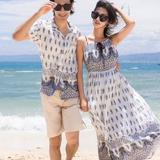 [44~77] 화이트 펠리스 커플룩 휴양지 신혼여행 바캉스 허니문