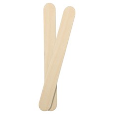 [모모프] 왁싱 우드스파출라 L 100개입 프리미엄 자작나무 일회용스틱 150x18mm, 1개