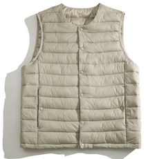 해리슨 베이직 UV넥 변형 경량 패딩조끼 WCVM583 WSP1509