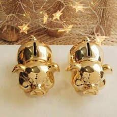 베리어스몰 황금돼지 도자기 저금통, 골드