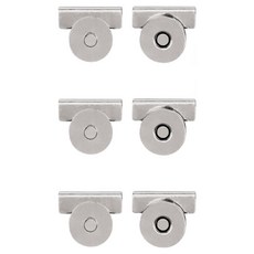 올리OLI 셀프 DIY 간편한 여밈 수선 가방 에코백 똑딱이 자석 단추, 3개, 모던 실버