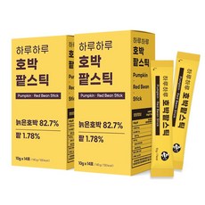 즙쟁이 호박팥차 스틱 2박스 (28포), 140g