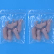 냉동마우스 핑키세트 10마리 2-4g [지퍼백] 뱀식당 먹이용쥐 뱀먹이 냉동쥐