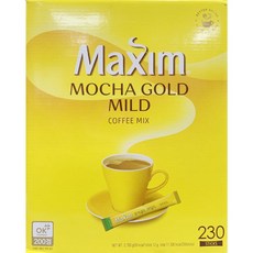 맥심 모카골드 마일드 커피믹스, 12g, 230개입, 1박스