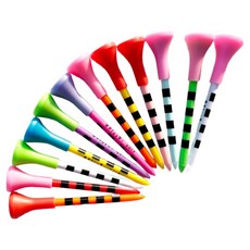 골프 플라스틱 롱티 83MM 칼라 눈끔티꽂이 드라이버 티샷용 필드용품, 30개