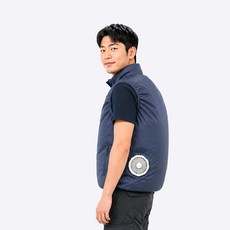 미모아 초강력6000rpm 쿨링 선풍기조끼+보조배터리 등산 낚시 골프 농사