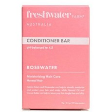 프레쉬워터팜 로즈워터 클렌징 컨디셔너바 / 향기 좋은 고체 약산성 헤어 린스바, 2개