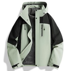 SMILEMORLI 남여공용 3in1 후리스 탈부착 자켓 방수점퍼 바람막이 후드집업 등산자켓