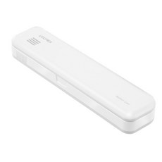 유토렉스 퍼펙트케어 충전식 휴대용 UV-C 듀얼 칫솔살균기 UTC-3200, PS2, 퓨어화이트